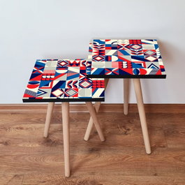 Hanah Home Juego de Mesas Nido Multicolor